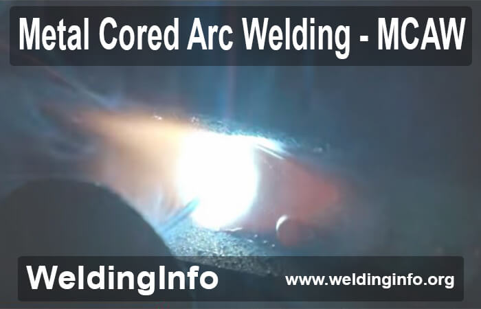 metal-cored arc welding