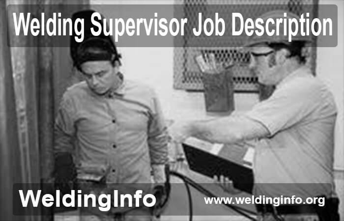 welding supervisor