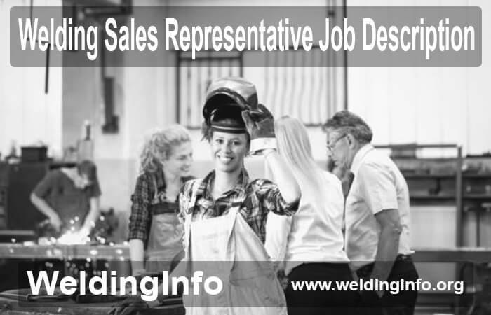 welding sales representative